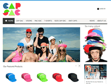 Tablet Screenshot of cap-sac.com